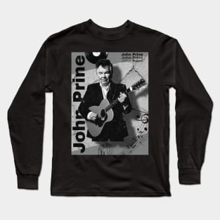 John Prine /// Retro 70s Style Long Sleeve T-Shirt